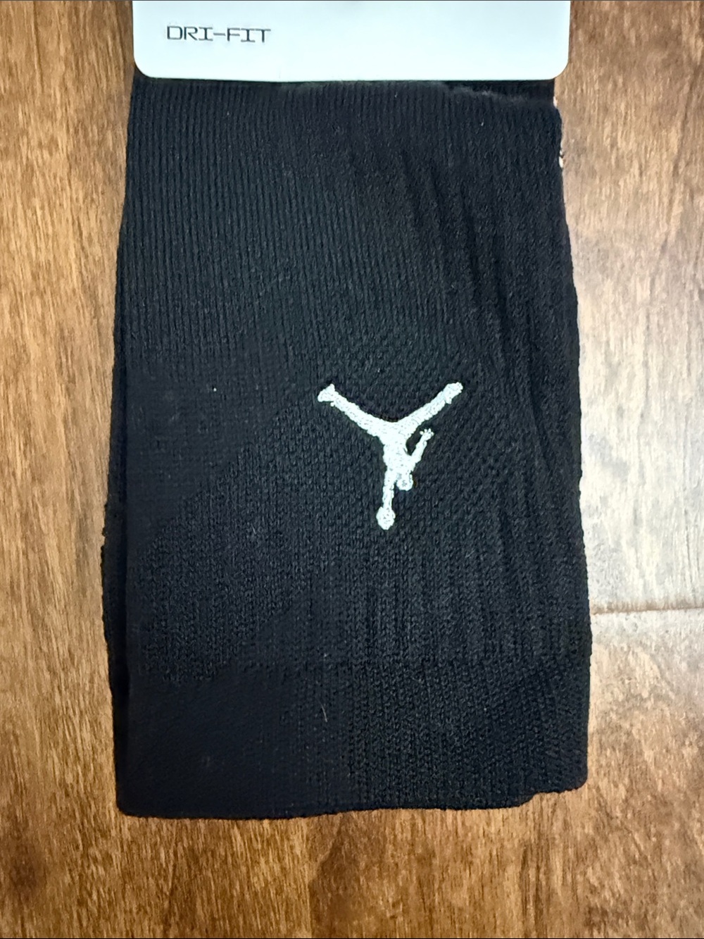 Jordan Black Crew Socks with White Jumpman - 3 Pack - Picture 4 of 10